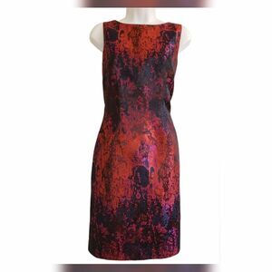 MARIO Serrani Italy Brocade Sheath Dress Size 2